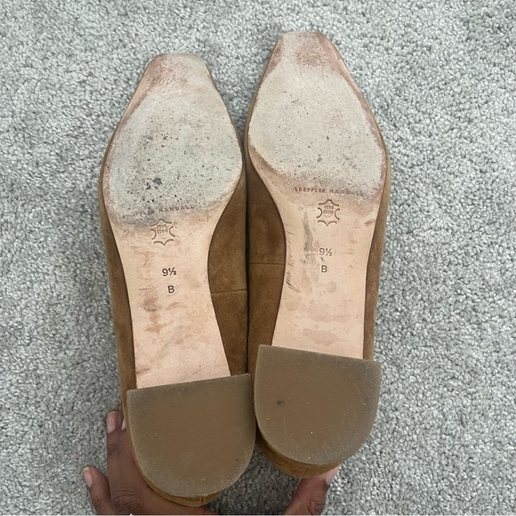 Loeffler Randall Brown Suede Block Heel Pumps - Picture 7 of 8